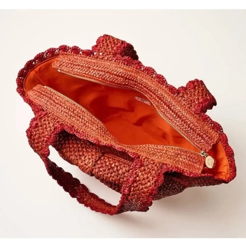 Raffia Bow Tote Bag - kate spade new york x Target Red NWT 2025
